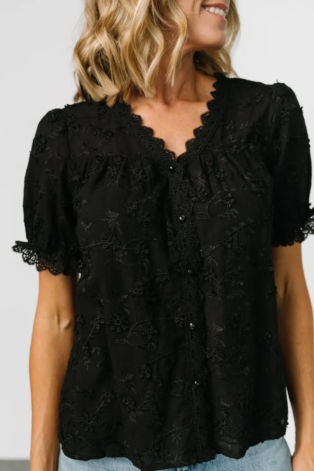 Design Sense Plush Lace Comfortable Shirt
