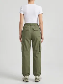 Core Mountain Graphic Silhouette Women's Multi Pocket Cargo Pants