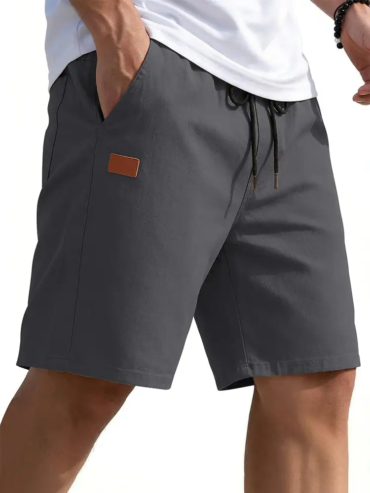 Men's Casual Cotton Blend Chino Shorts