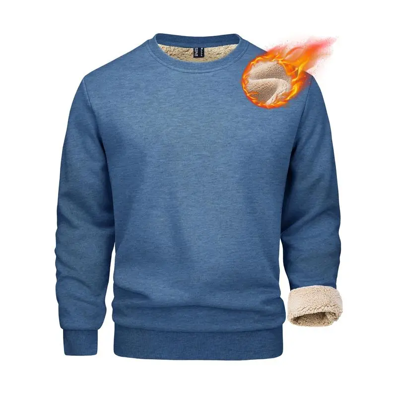 🧥 Men’s Sherpa Lined Sweatshirt – Cozy Warmth, Everyday Style