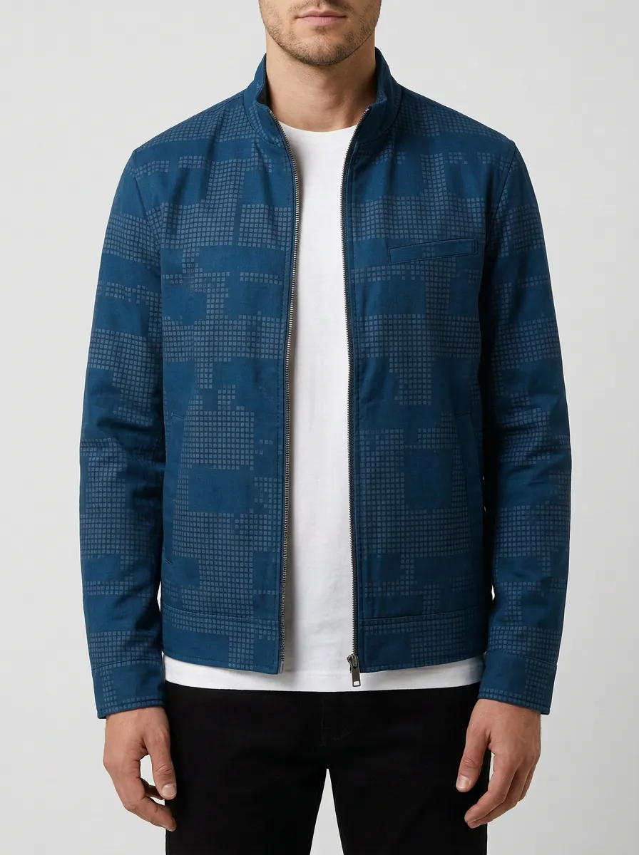 Geometric Pixel Jacket