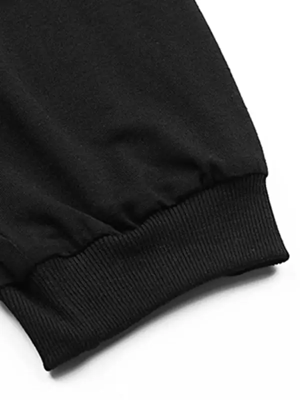 Hooded Zip Loose Cargo Jumpsuit