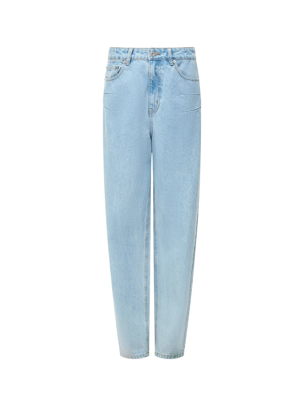 Basic Casual Commuter Denim Trousers