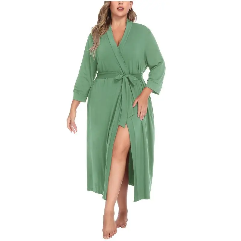 Women's Plus Size Kimono Robe
