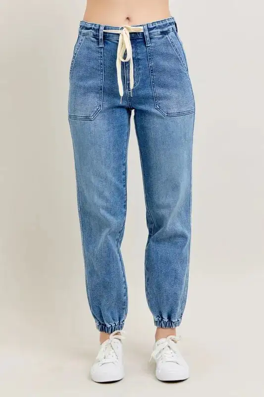 High Waist Denim Pants