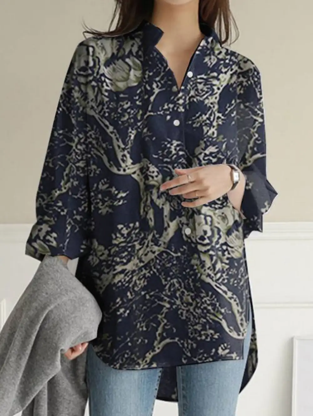 Digital Printed Irregular Shirt