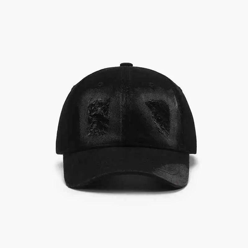 Wearable Distressed Cotton Baseball Hat