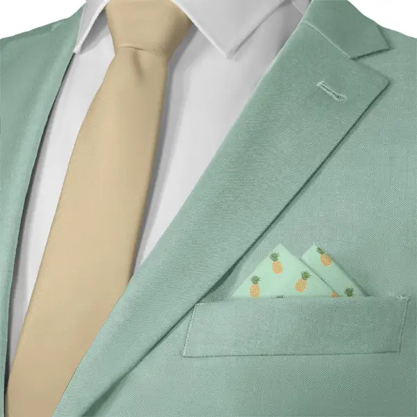 Versatile Neat Novelty Food And Drink Motif Pocket Square