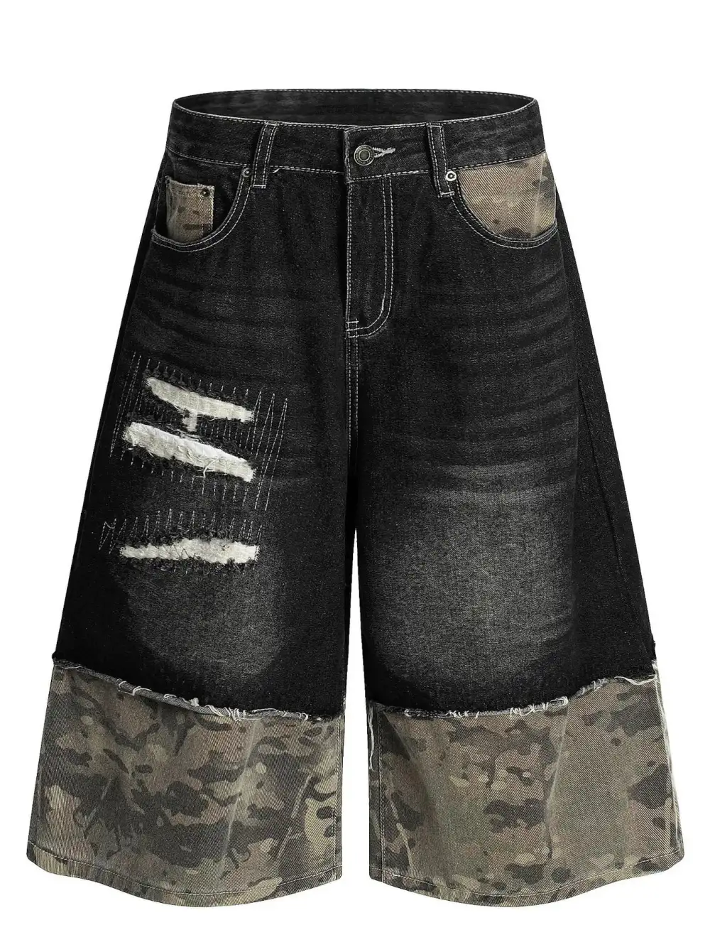 Resort Cotton Blend Casual Shorts