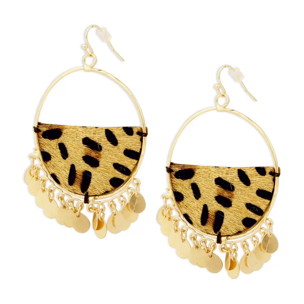 Textured Radiant Artful Statement Earrings