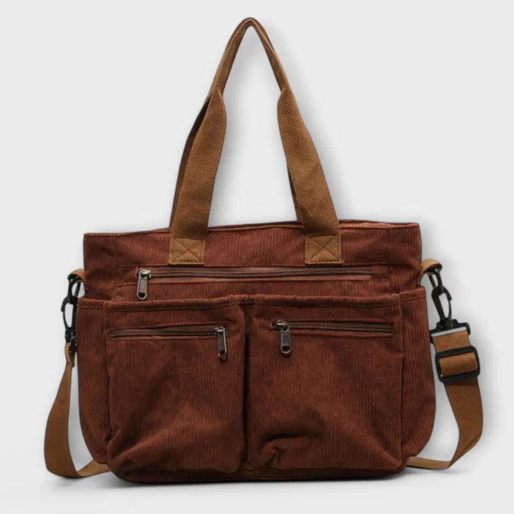 Nylon Soft Grain Tote Bag
