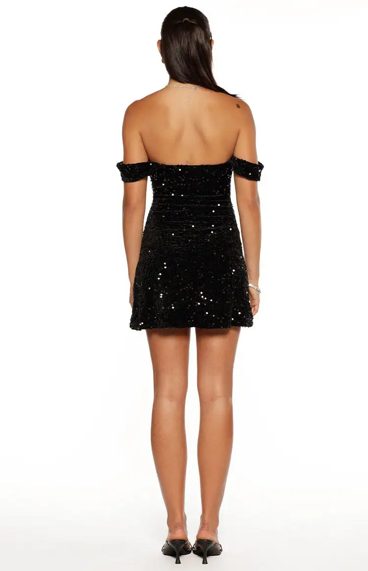 Ruched Bodycon Velvet Mini Dress