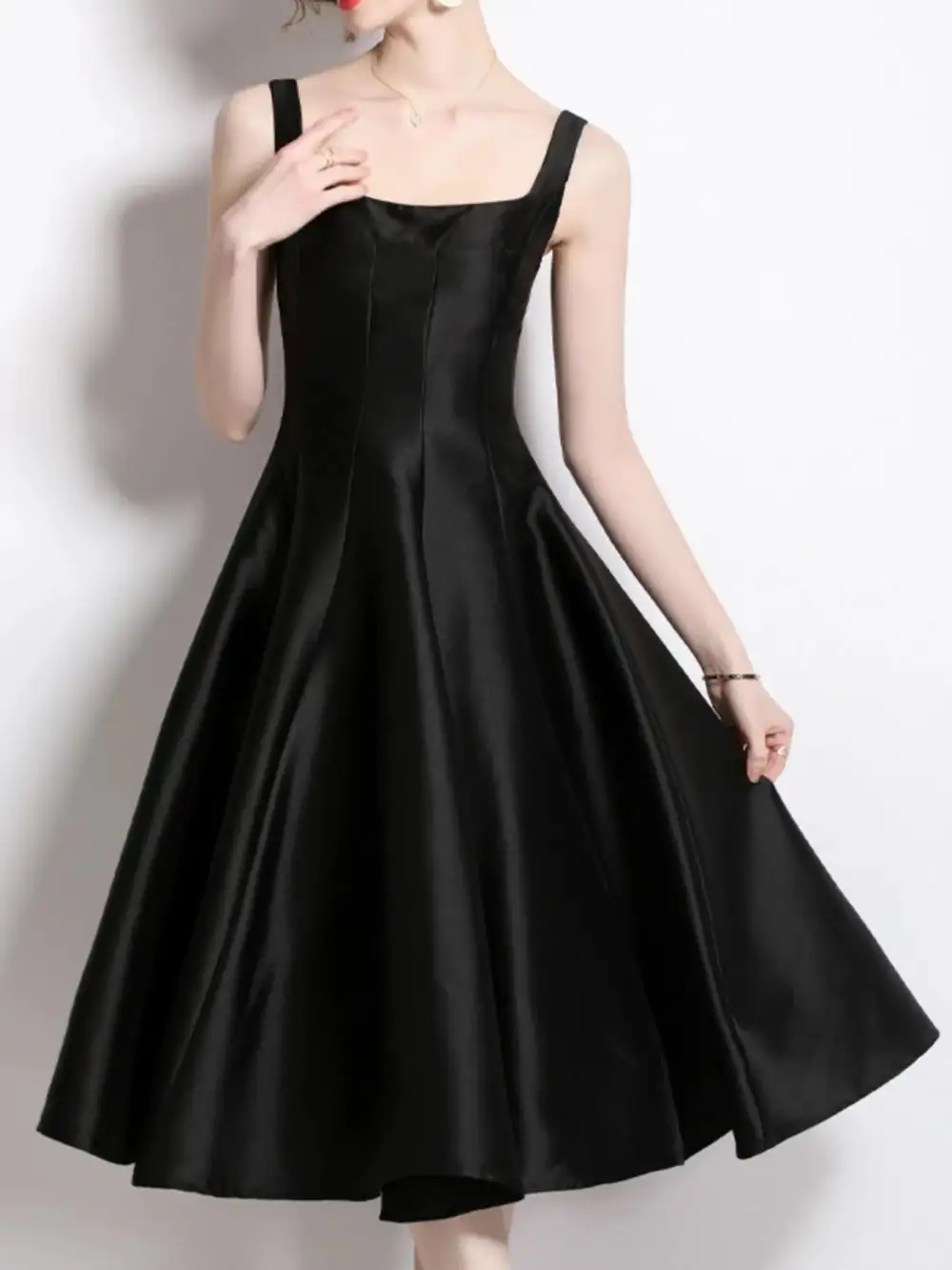 Easy Fit Sleeveless Midi Dress