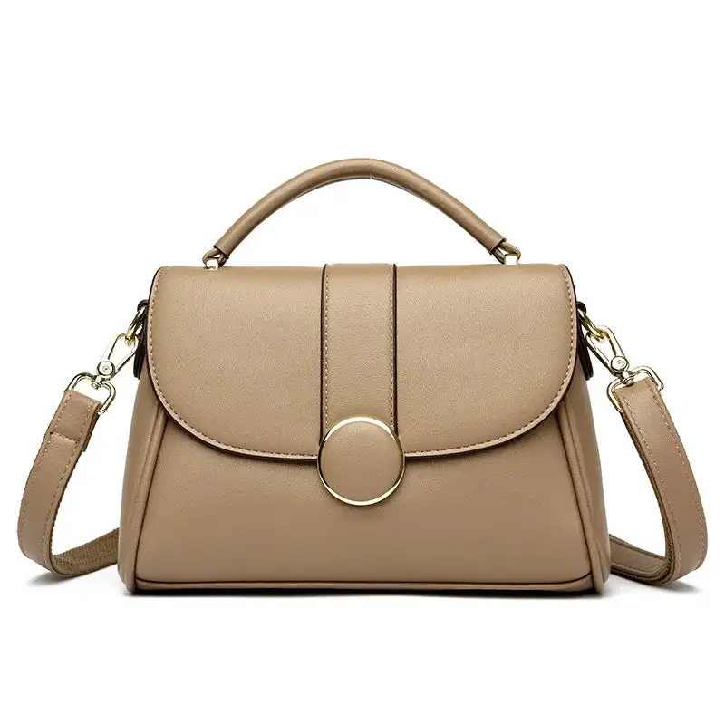 Chic Square Crossbody & Shoulder Bag – Premium Microfiber Synthetic Leather