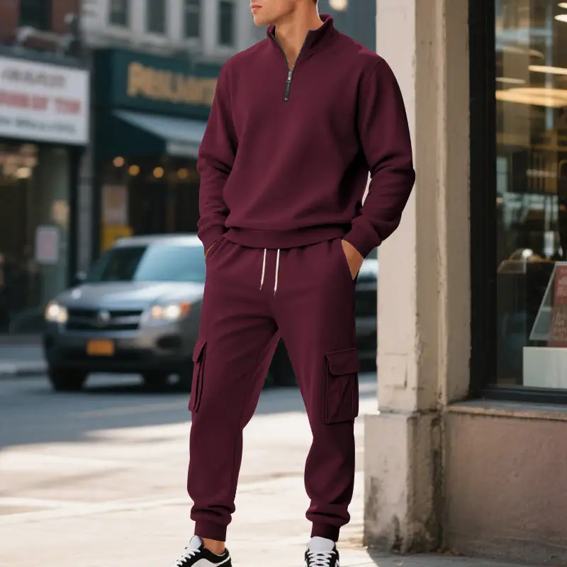 Men's  Utility Cargo Pants Pockets Waistband Cargo Pants