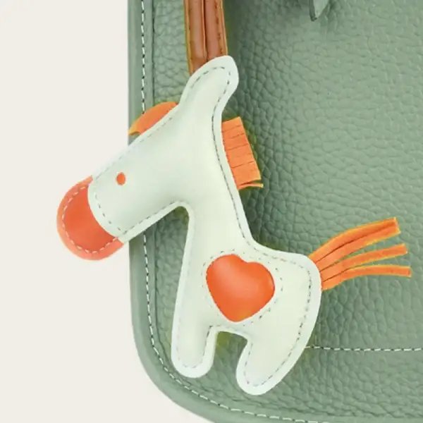 Structured Leather Phone Wallet Crossbody