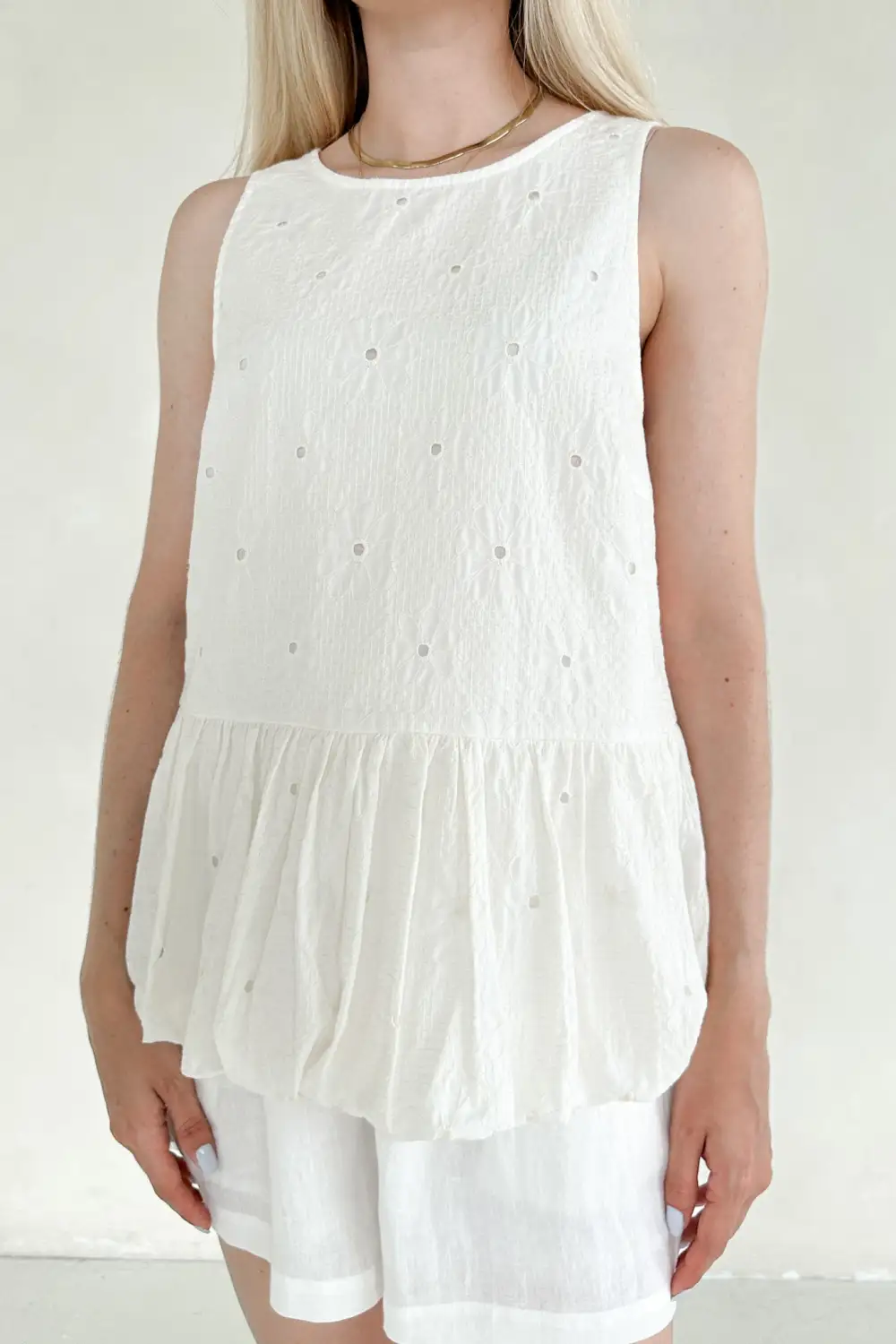 Casual Fit Soft Sleeveless Top