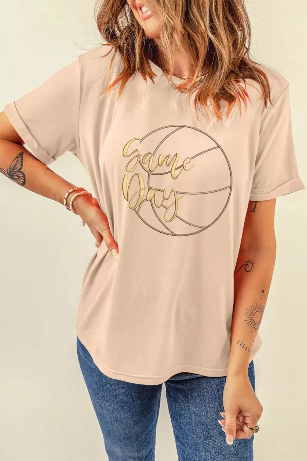 Game Day Basketball Graphic Tee