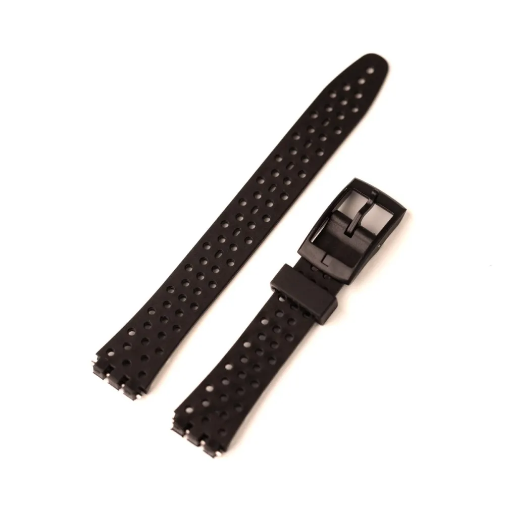Perforated Racing Rubber Watch Strap