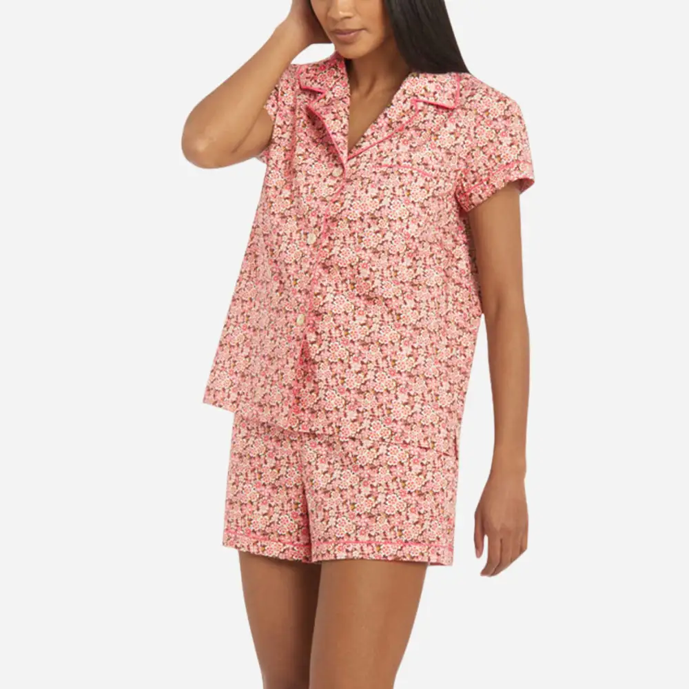 Liberty Print Floral Cotton Short PJ Set