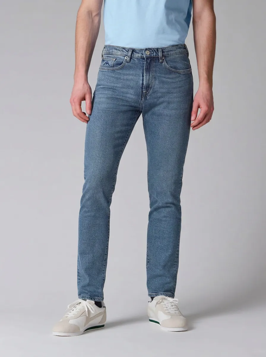 Men's Modern Flexible Casual Wear Stretch Denim Jeans