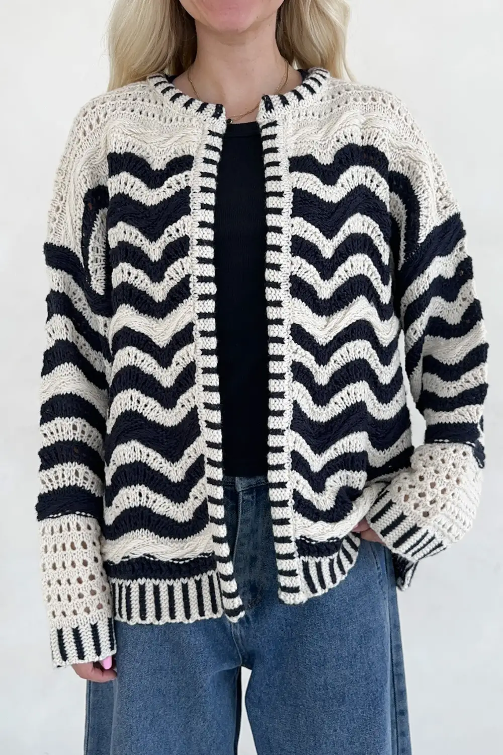 Minimal Soft Knit Cardigan