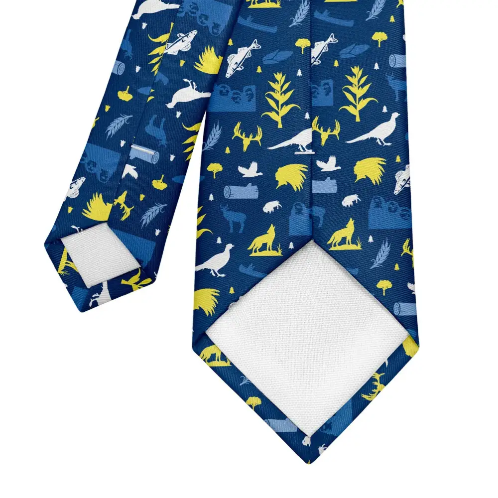 Timeless Heritage Emblem Style Necktie