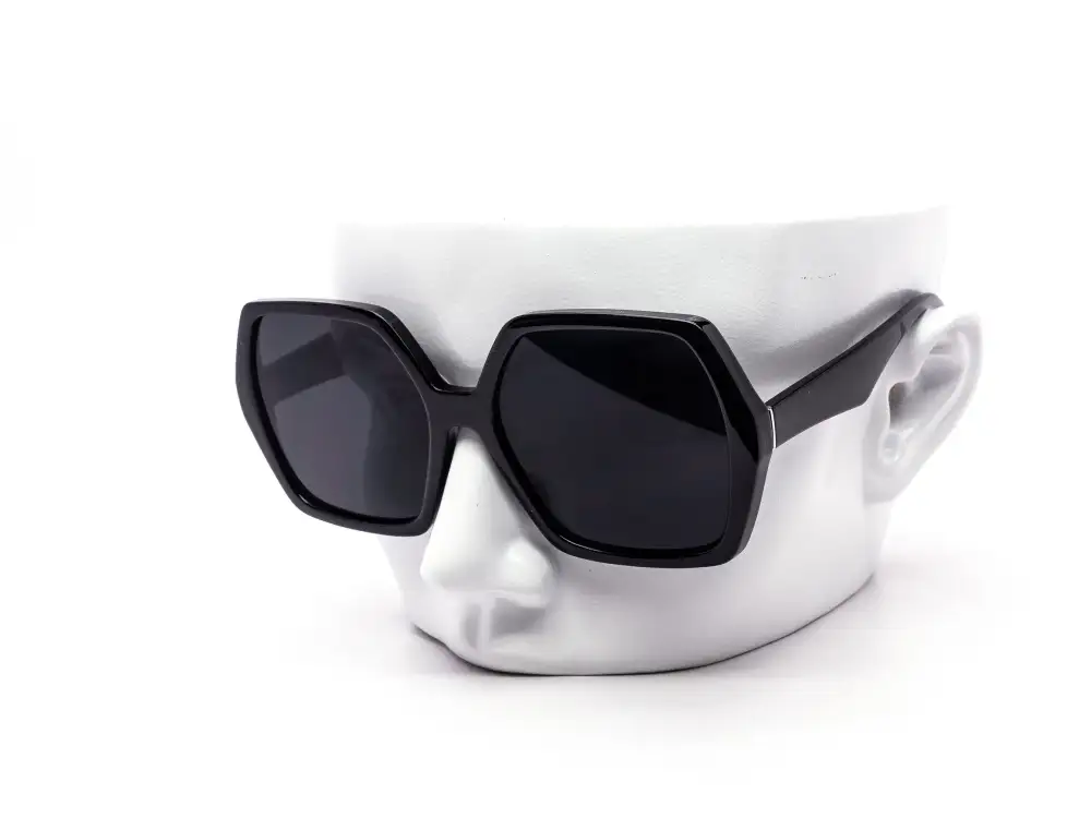 12-Pack Oversized Hexagon Assorted Sunglasses