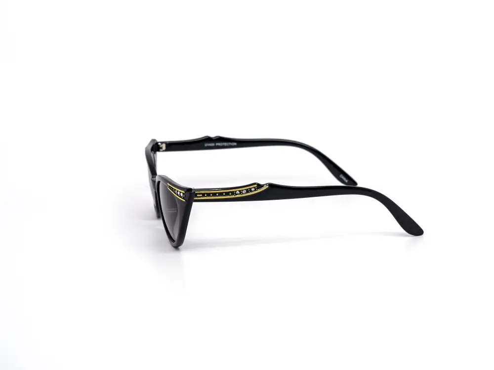 12-Pack Elegant Cat-Eye Rhinestone Sunglasses