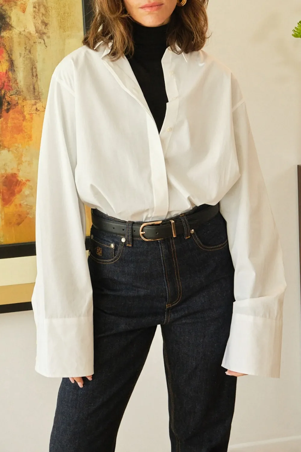 Classic Long Sleeve Poplin Shirt