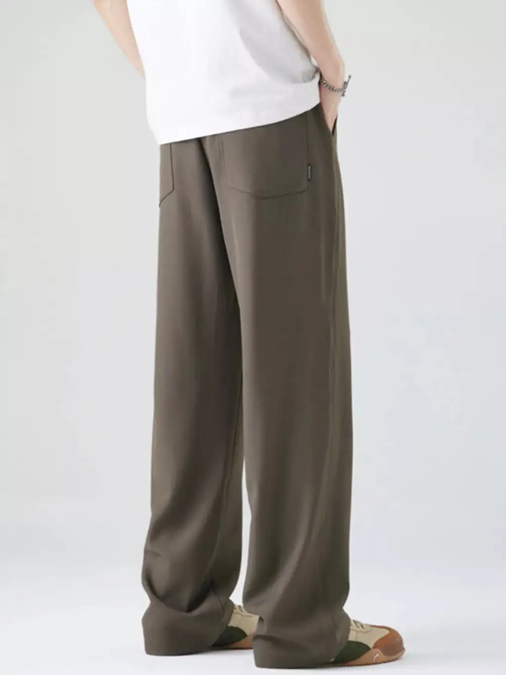 Men's Full Size Casual Loose Fit Drawstring Pants