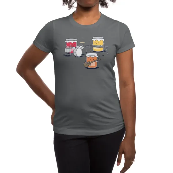 Fashionable Cartoon Print Short-Sleeved Shirt