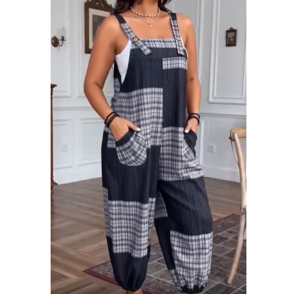 [Plus Size] Slim-Fit, Comfortable, Casual Sleeveless Jumpsuit