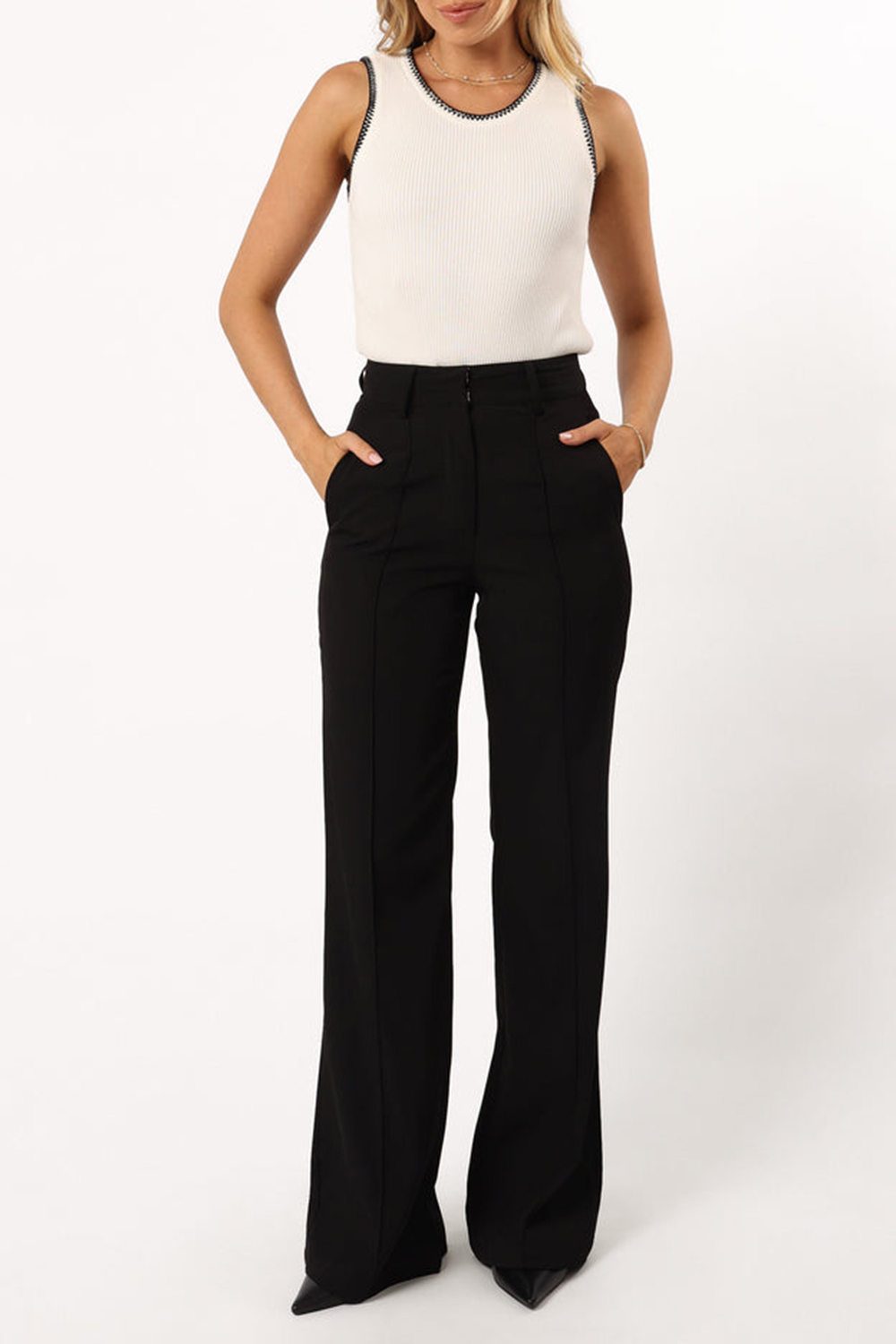 WHITE CASUAL STYLE TOP