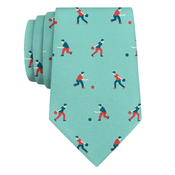 Bowling Pattern Necktie