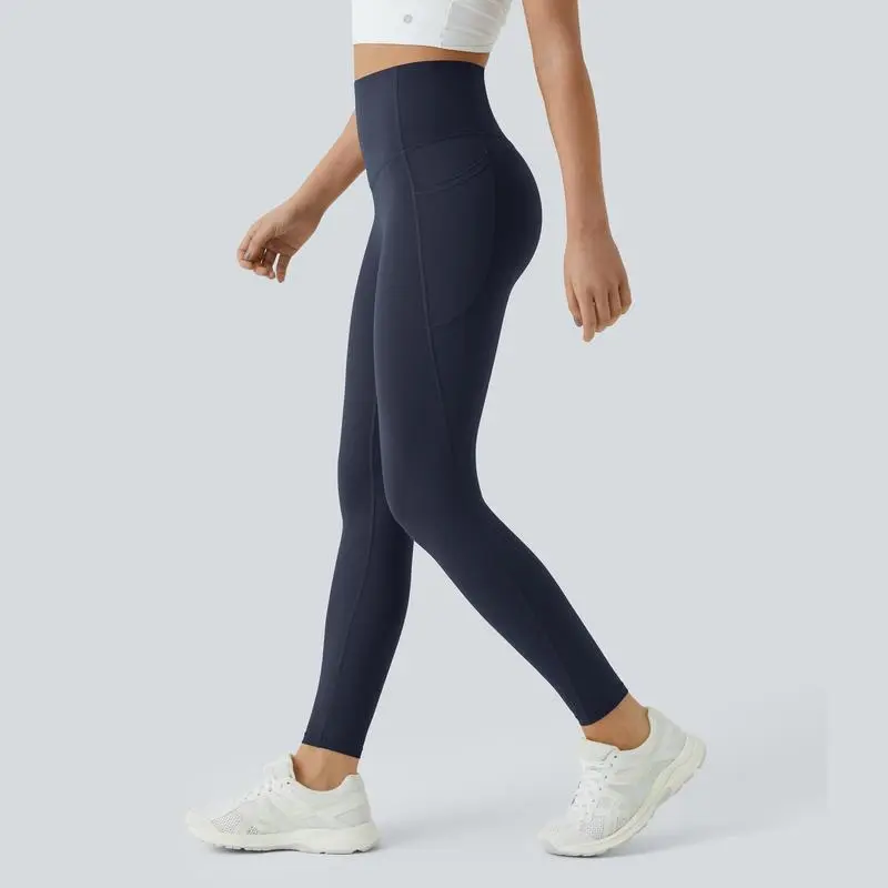 High Waisted Tummy Control Side Pocket Shaping Training Leggings – 🔥 40% OFF Today Only!