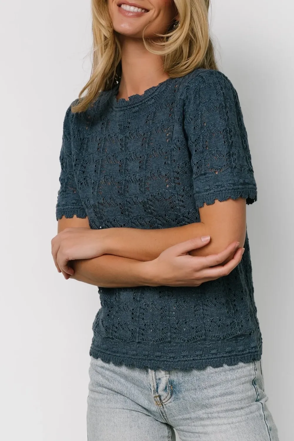 Elegant Temperament Design Sense Hollow Out Shirt