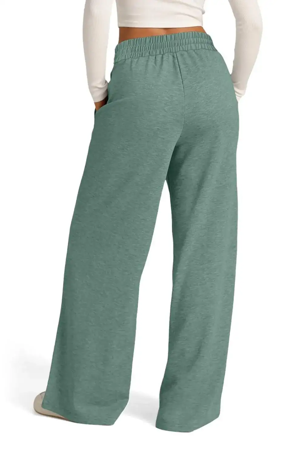 Lightweight High Waist Wide Leg Pants
