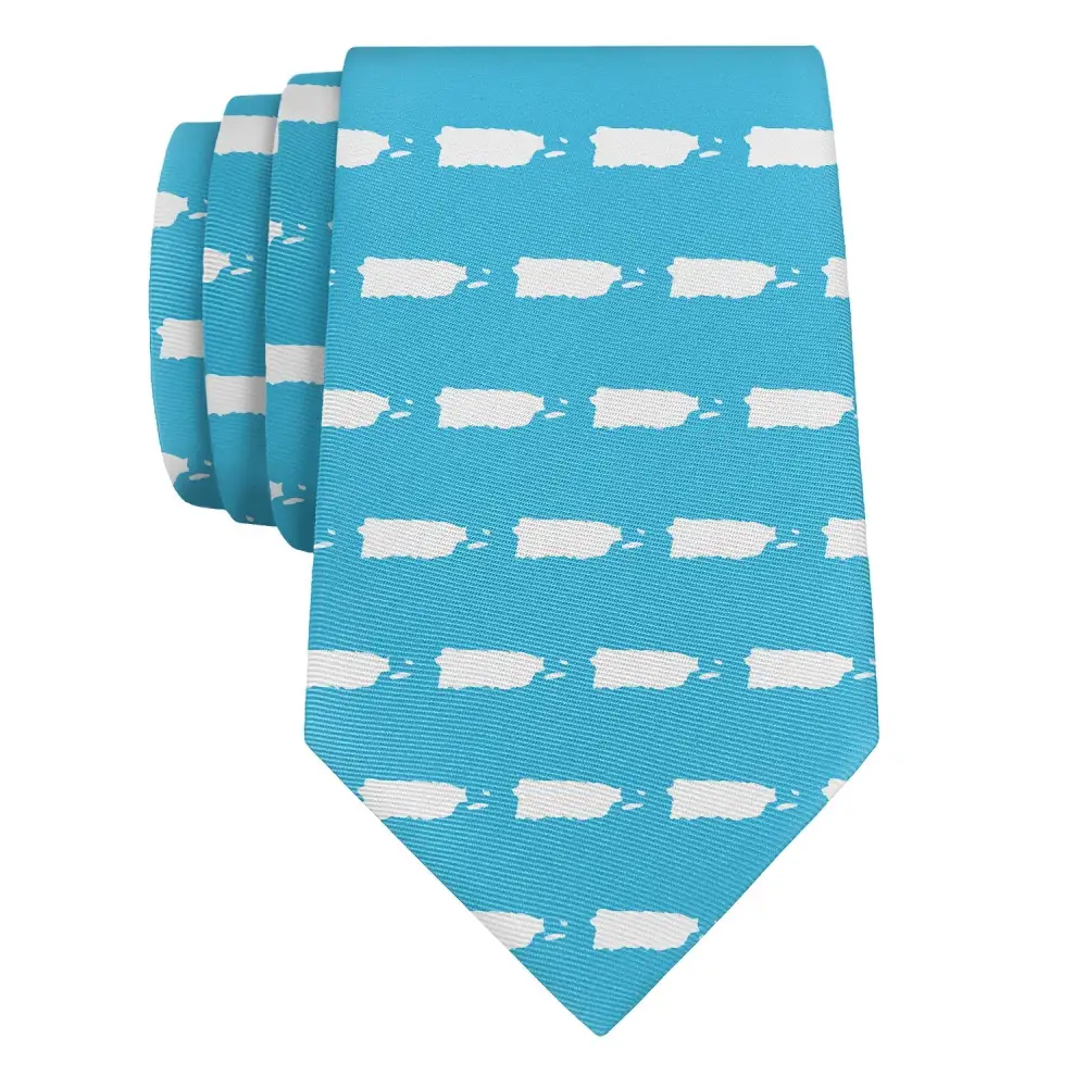 Outline Pattern Necktie