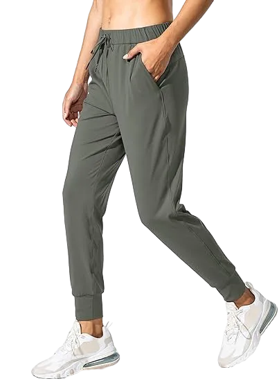 7PACK-Women'S Athletic Pants With Adjustable Drawstring Pockets For Running, Lounging, Workout, And Jogging