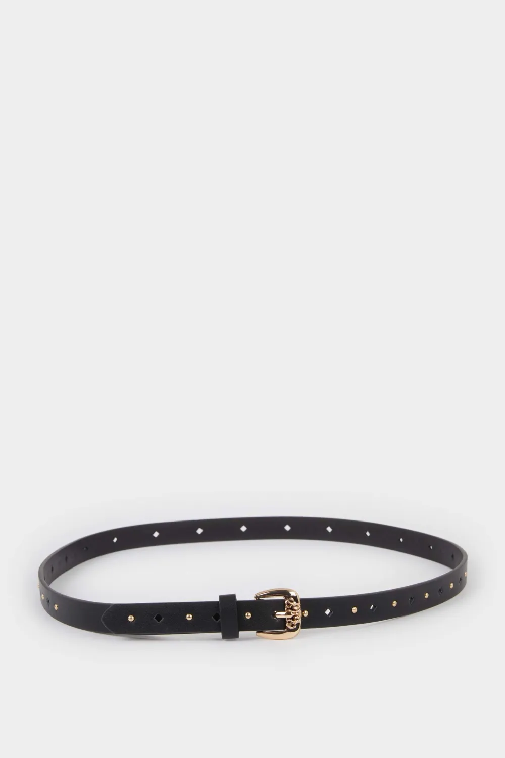 Three-Piece Synthetic Leather Belt Set