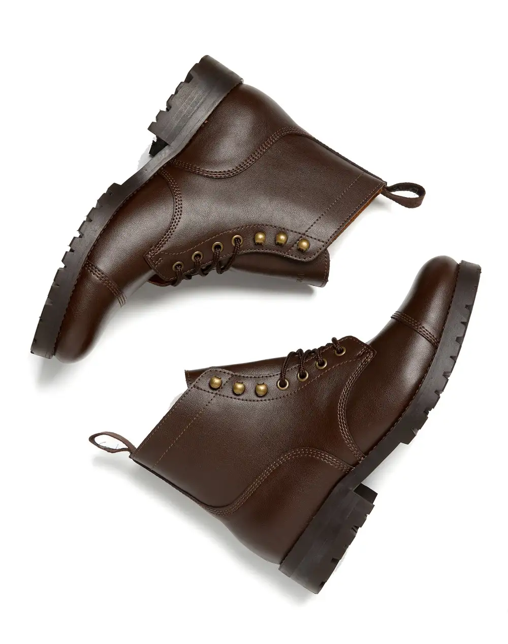 Women's Relaxed Casual Water Resistant Vegan Leather Everyday Boots
