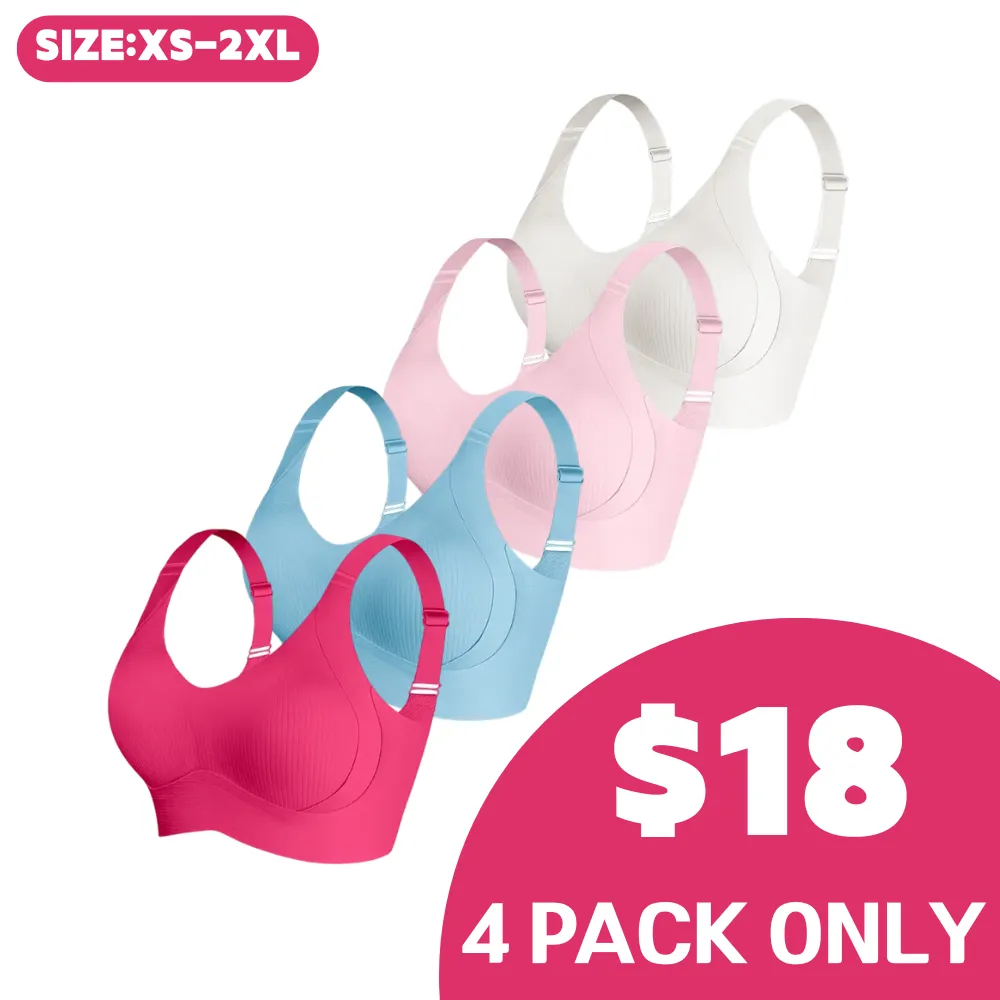 Women’s Wireless Push-Up Bra – Soft & Breathable Comfort