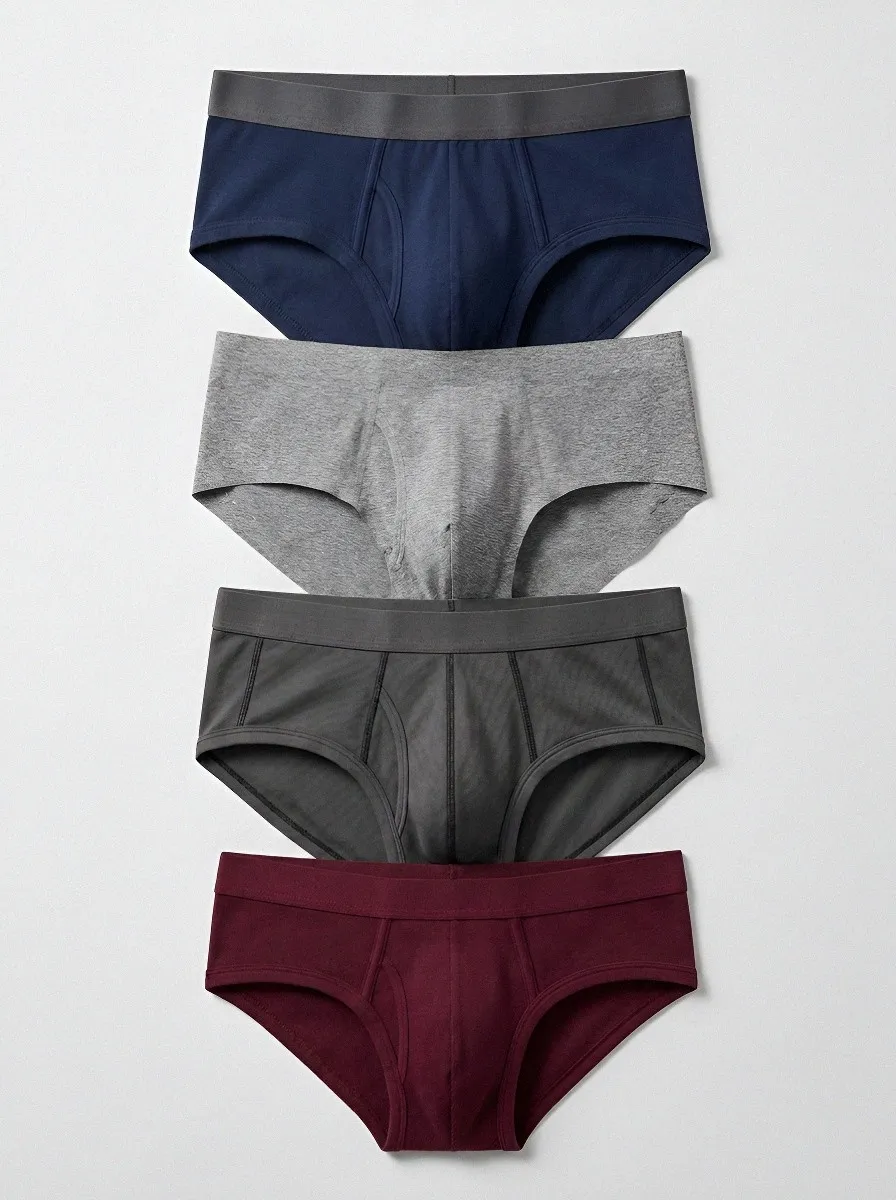 Men's Minimalist Cotton Printed Briefs