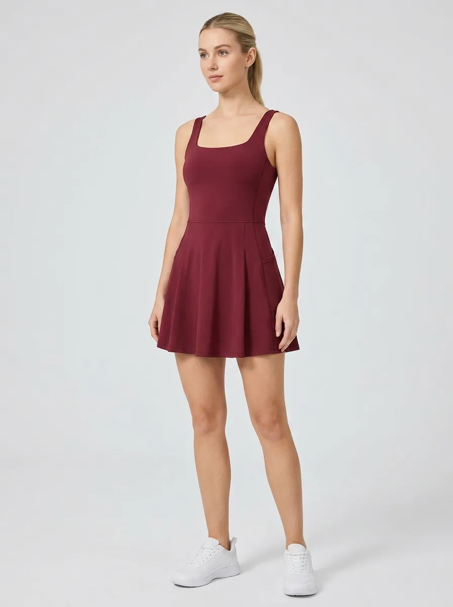 Women's Fitness Athletic Ease Sleeveless Athletic Dress