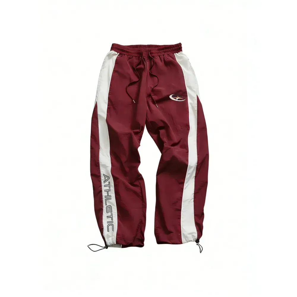Unisex Casual Printed Elastic Cuff Sport Pants