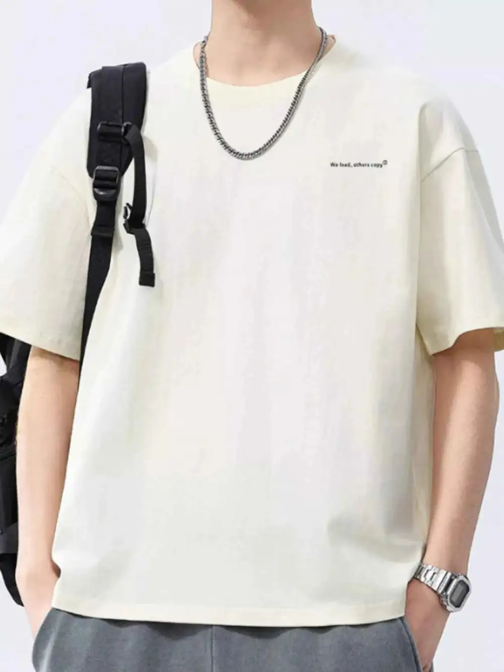Soft Touch Round Neck Short Sleeve T-Shirt