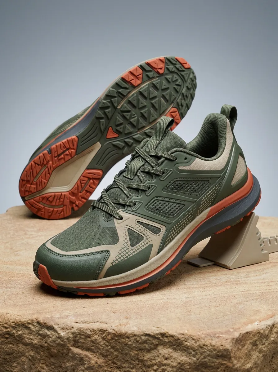 Men's Stride Outdoor Hiking and Printed Sneakers