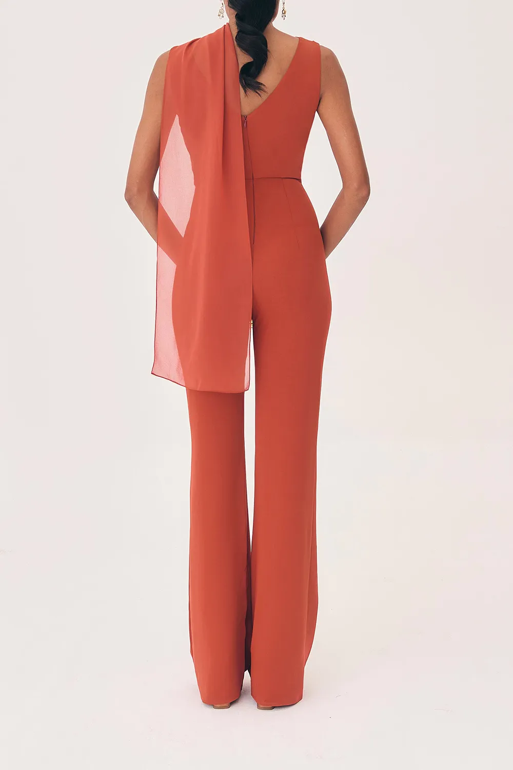 Women's V-neck Jumpsuit