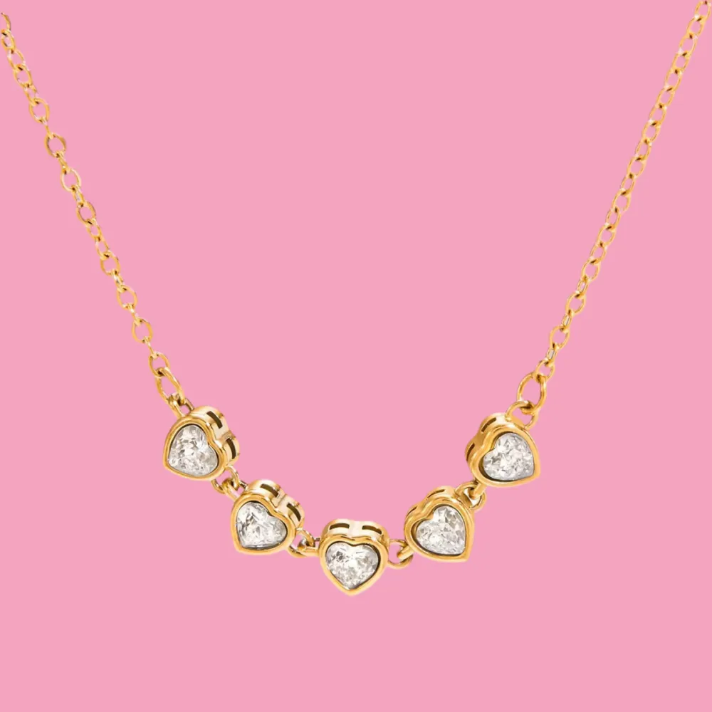 Zirconia Heart Necklace